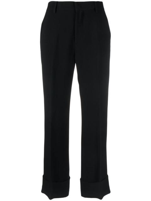 tailored cropped trousers