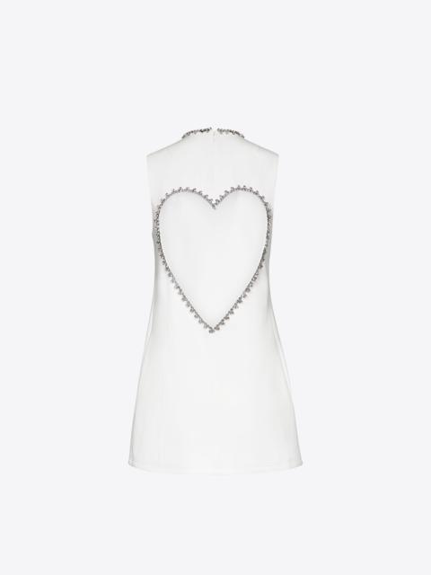 CRYSTAL HEART BACK DRESS