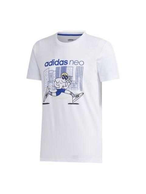 adidas neo Faves Tee Short Sleeve Men's White FP7379