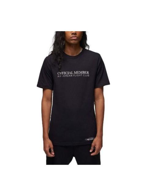 Air Jordan Flight Mvp Logo T-Shirt 'Black' DX9564-010