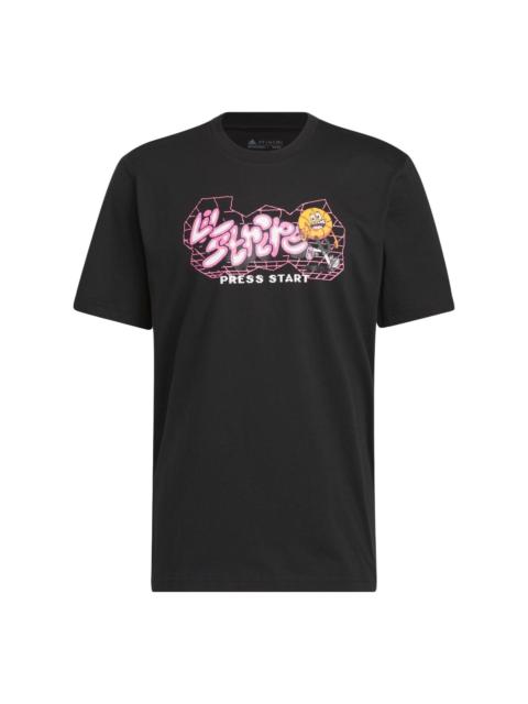 adidas Metaverse Gaming Lil' Stripe Tee 'Black' IM4611