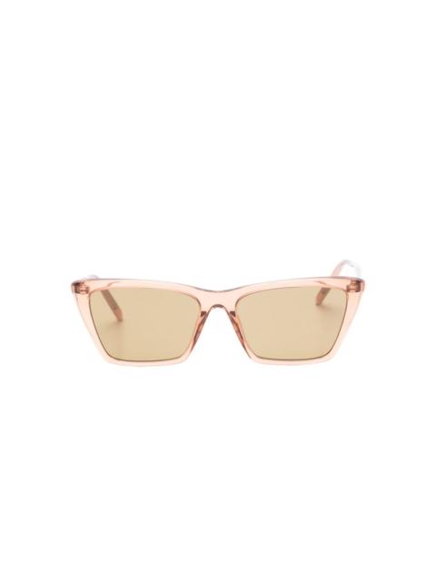 geometric-frame sunglasses