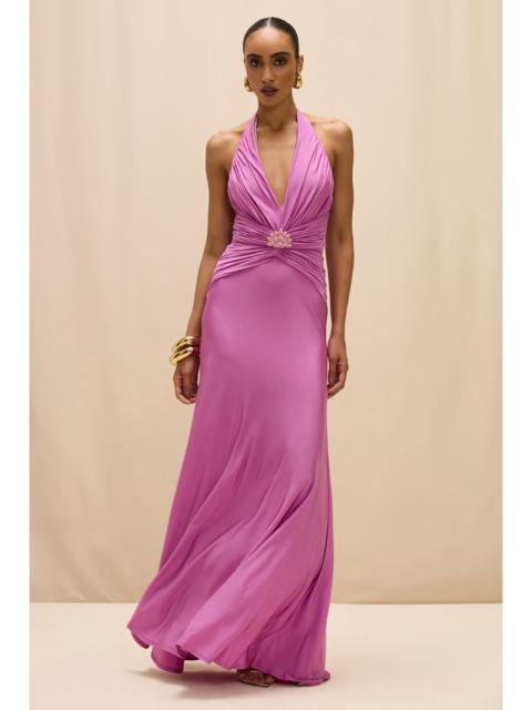 GISELE JERSEY BACK SLIT MAXI DRESS