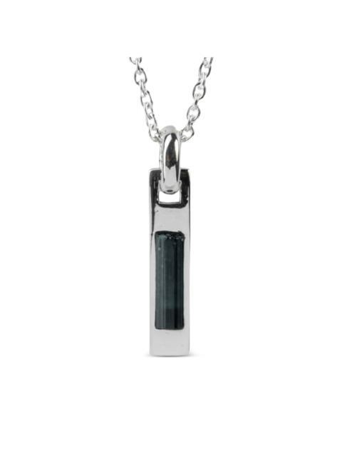 Plate tourmaline necklace
