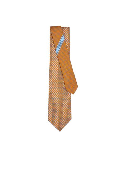 gancini-horse-print tie