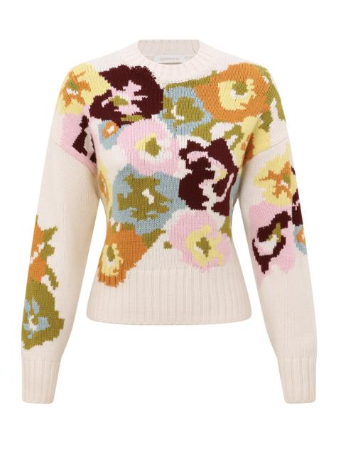 LUNA FLORAL SWEATER
