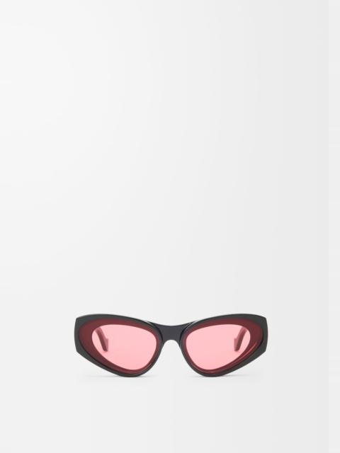 Front lenses cateye sunglasses