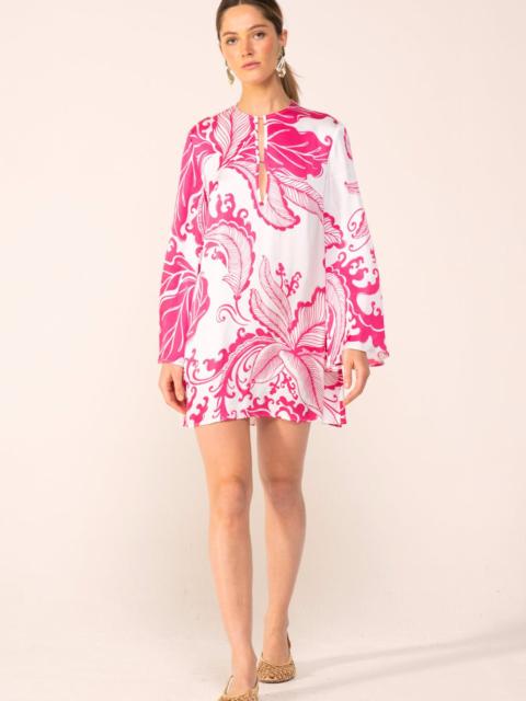 Mini Dress Gia - Pink Reef Wave