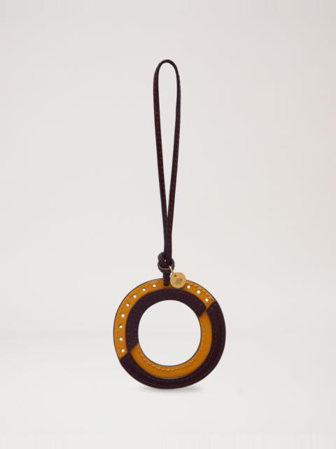 Bi-Colour Leather Keyring - O
Deep Amber Silky Calf