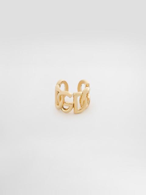 Ear cuff earrings with DG logo