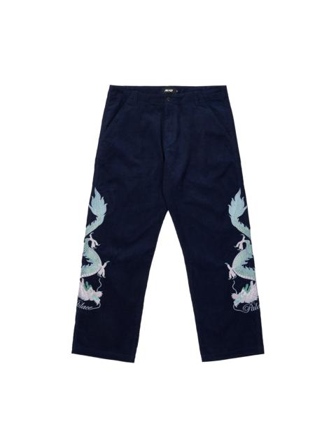 DOUBLE DRAGON TOUR PLAIN PANT NAVY