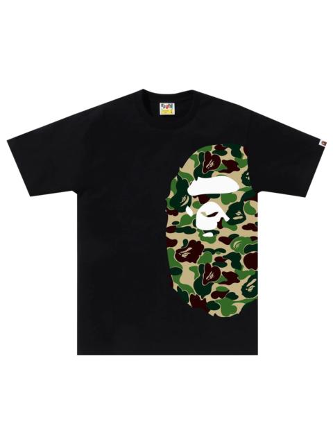 BAPE ABC Camo Side Big Ape Head Tee 'Black/Green'