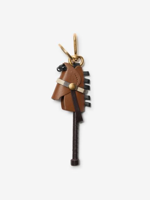 Leather Hobby Horse Charm