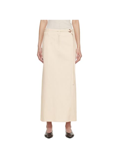 Off-White Tessa Belted Maxi Skirt