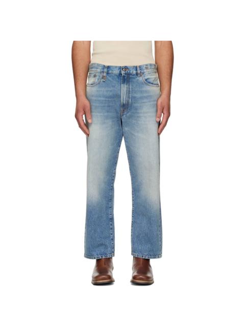 Blue Washed Boyfriend Jeans