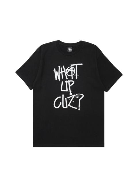 Stussy What Up Cuz? Tee 'Black'