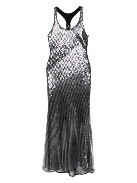 sequin harness dress