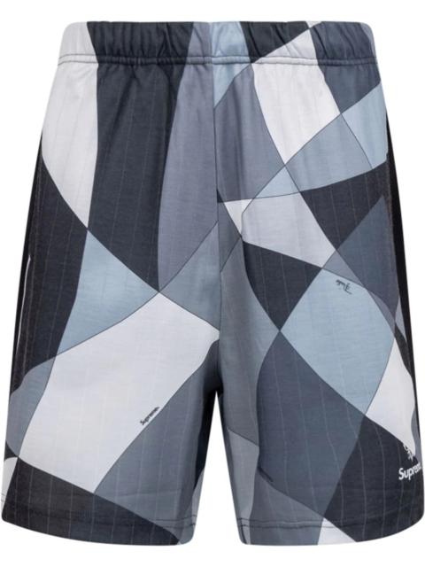 x Emilio Pucci Fantasia-print track shorts