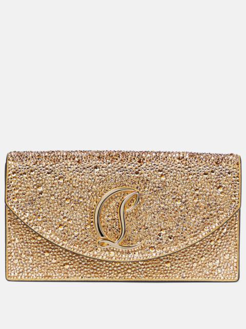 Loubi54 metallic leather shoulder bag