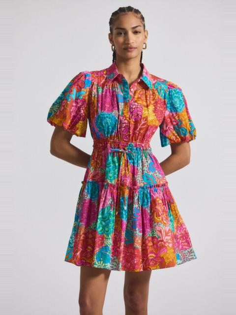DOHA BALLOON SLEEVE SHIRT DRESS