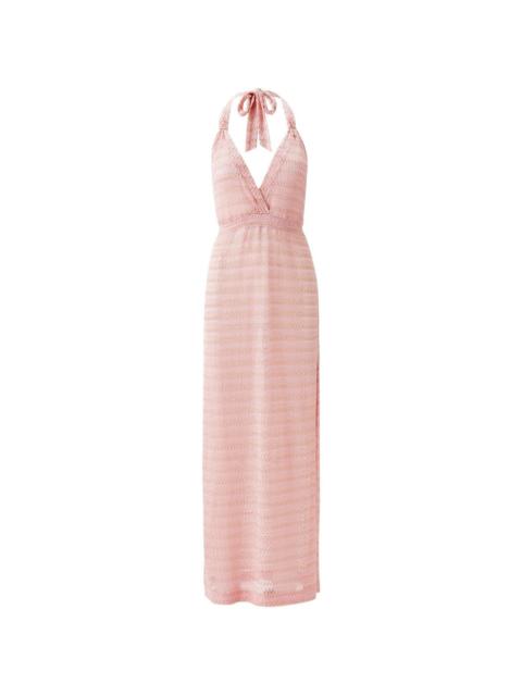 Mariah tie-neck maxi dress