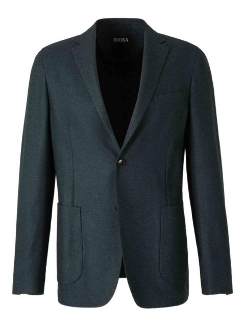 single-breasted suit jacket