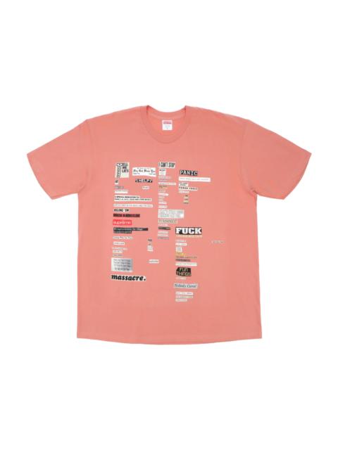 Supreme Cutouts Tee Terra Cotta