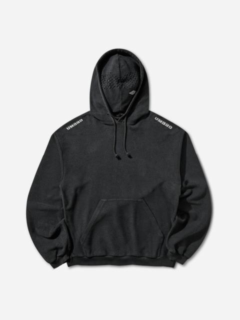 Lasered Masked Hoodie Washed Black