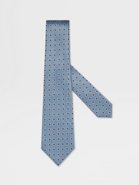 LIGHT BLUE SILK TIE