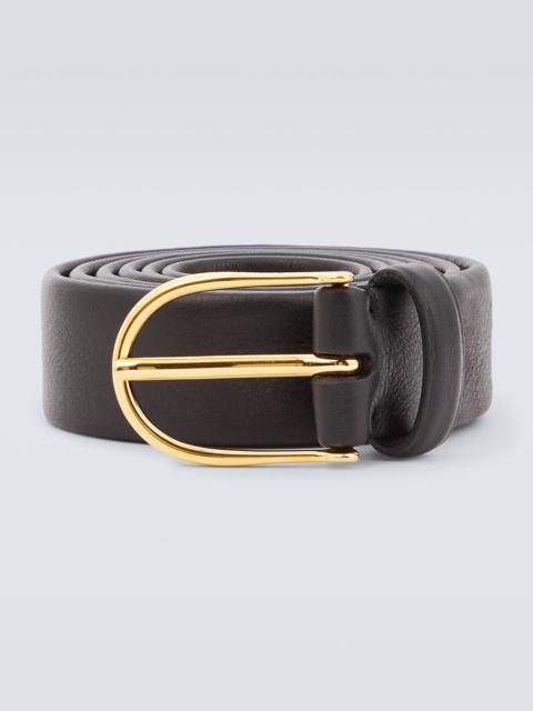 Leather belt