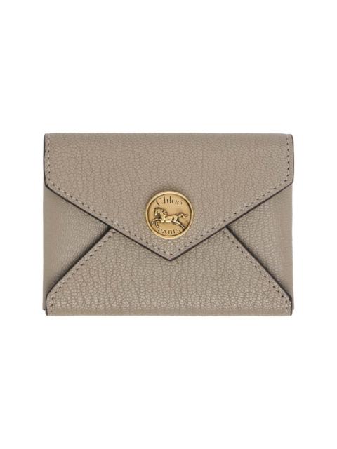 Gray Envelope Card Holder