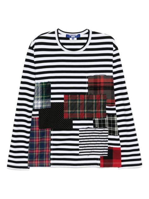 stripe print t-shirt