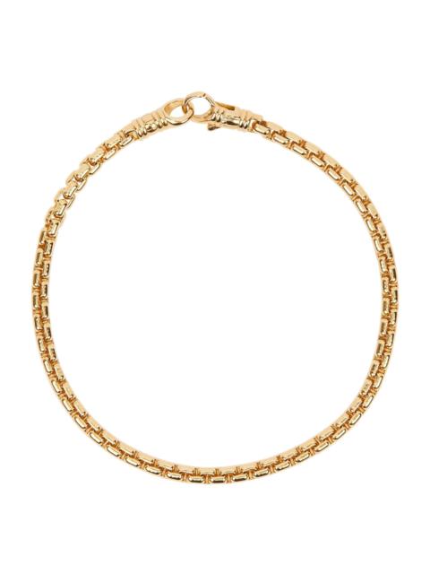 Venetian 9kt gold-plated chain bracelet
