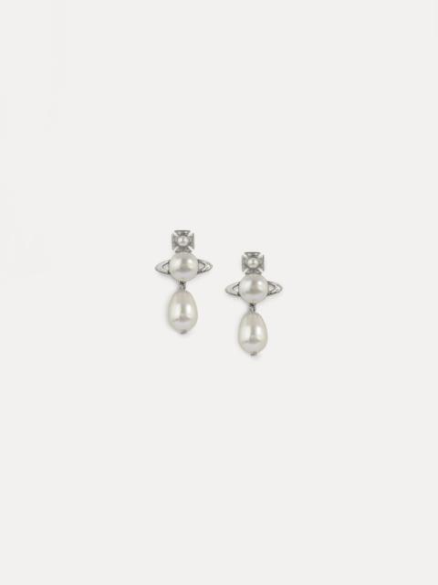 INASS EARRINGS SILVER-TONE