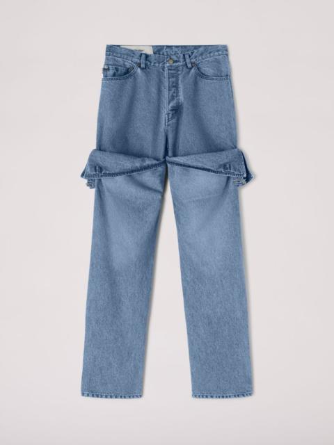 Detailed Denim Pants