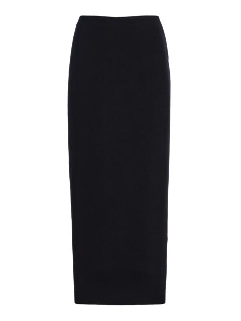 Cassidy Wool Maxi Skirt black