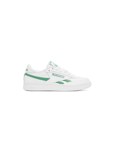 White & Green Club C Revenge Sneakers