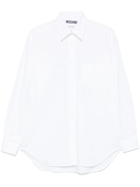 logo-embroidered shirt