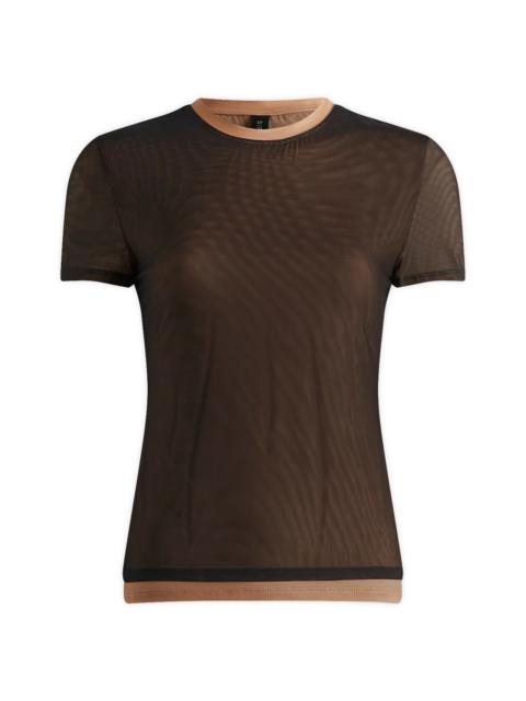 SIR. The Label Delta Overlay Mesh T-Shirt