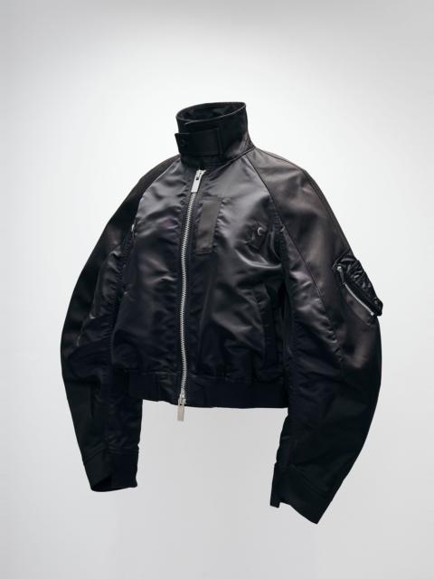 Cotton Chino x Nylon Twill Blouson