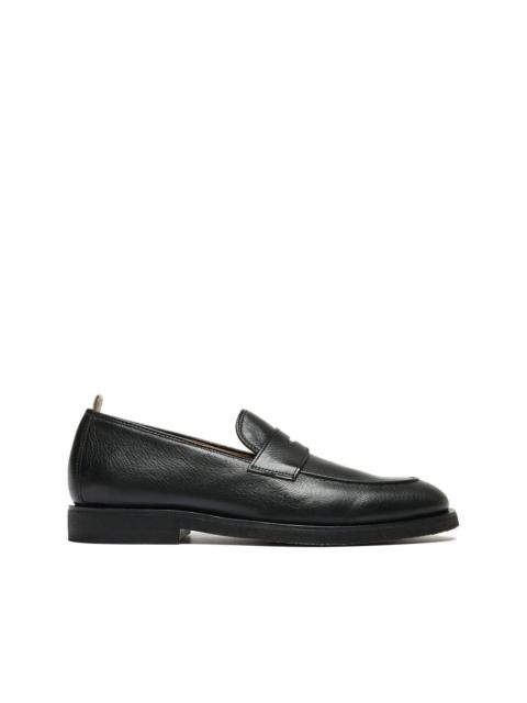 penny leather loafers