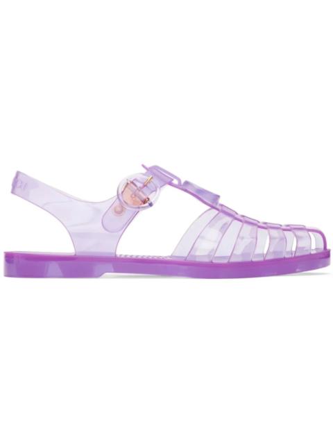 Gucci GG Fisherman Sandal Purple Clear (Women's)