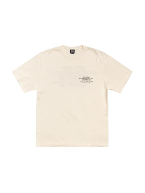 Stussy International Design Pigment Dyed Tee Natural