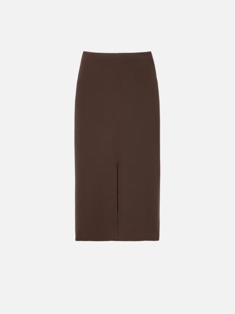 PENCIL SKIRT WITH SLIT AT THE FRONT