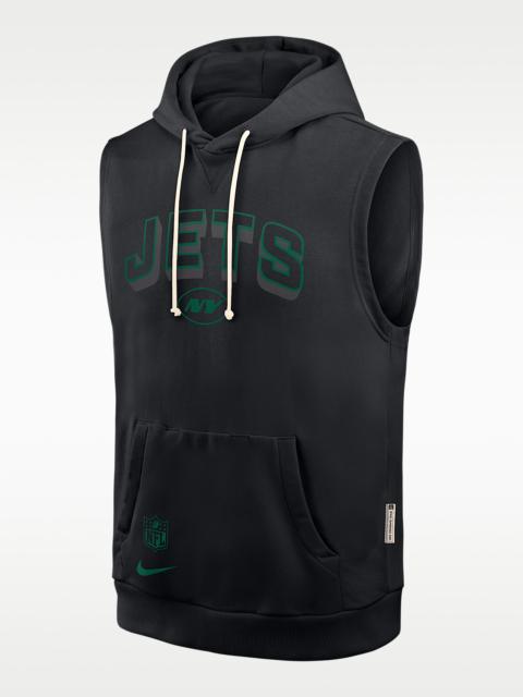 New York Jets Sideline Men's Nike Dri-FIT NFL Sleeveless Pullover Hoodie