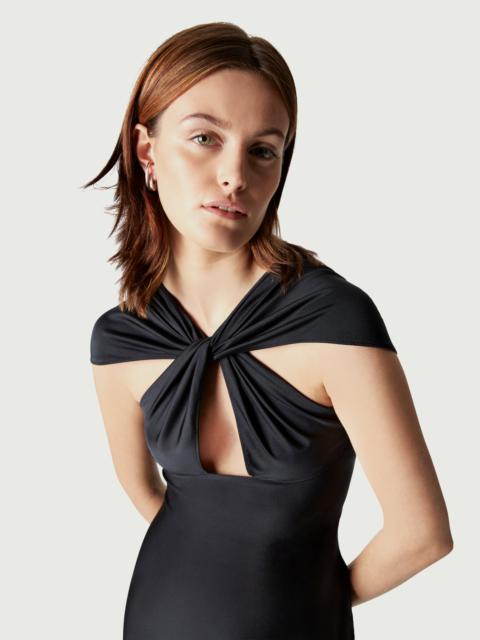 Cut-Out Jersey Dress