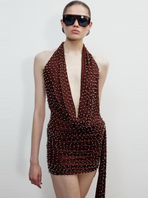 Agel Plunging Top brown