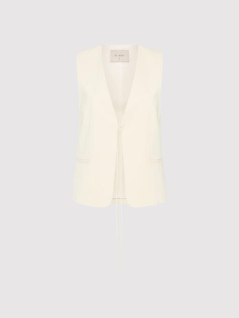 ST. AGNI Rouleau Vest - Milk | REVERSIBLE