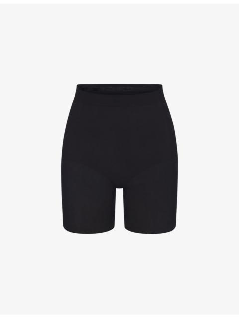 Sculpt fitted stretch-woven shorts