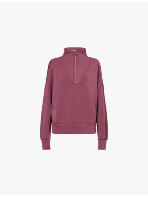 Hawley Half-Zip Stretch-Jersey Sweatshirt